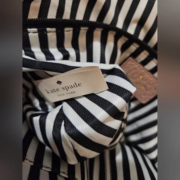 Kate Spade Southpark Avenue Jenny Black & Pink/Rose Beige Satchel/Shoulder Bag - Picture 15 of 15